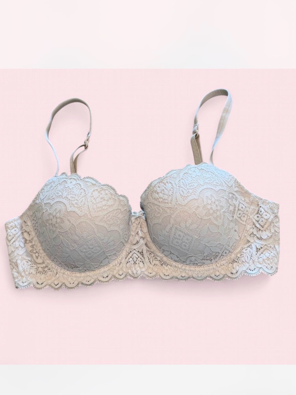 Intimissimi lace Underwire balconette Bra in cream